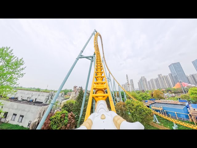 Soaring With Dragon POV - WORLD RECORD Launch Coaster Hefei Sunac Land China