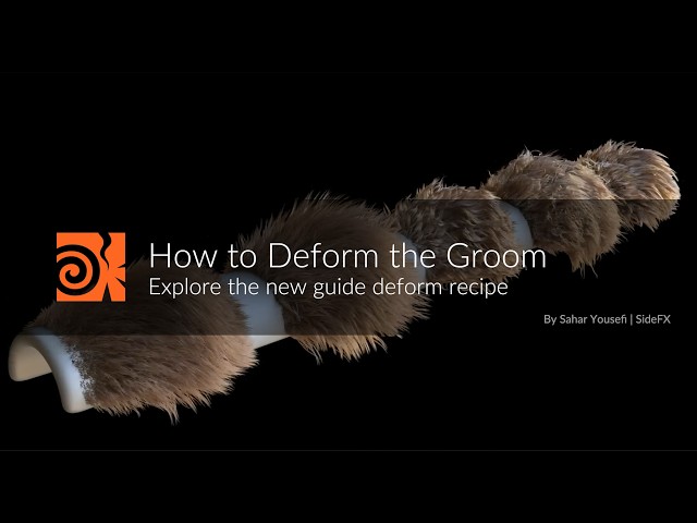 Houdini 22 | How to use Guide Deform for Groom