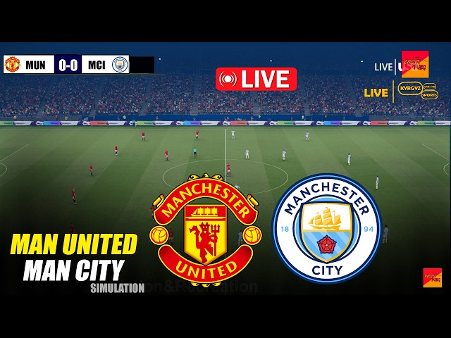 🔴eFootball PES : Manchester United vs Manchester City | eFootball PES 2021 SImulation Gameplay