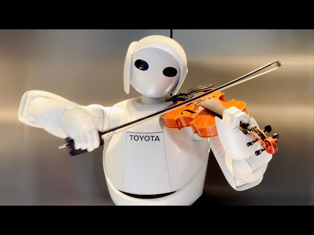 Toyota Robot Performs Chinese Folk Song Mo Li Hua (Jasmine Flower) on Violin