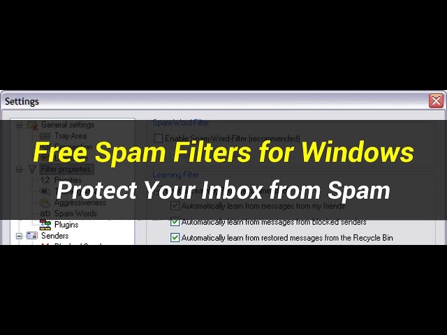 5 Free Spam Filters for Windows | Protect Your Inbox from Spam