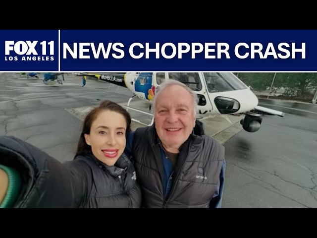 News helicopter crashes while covering bus crash in Chatsworth