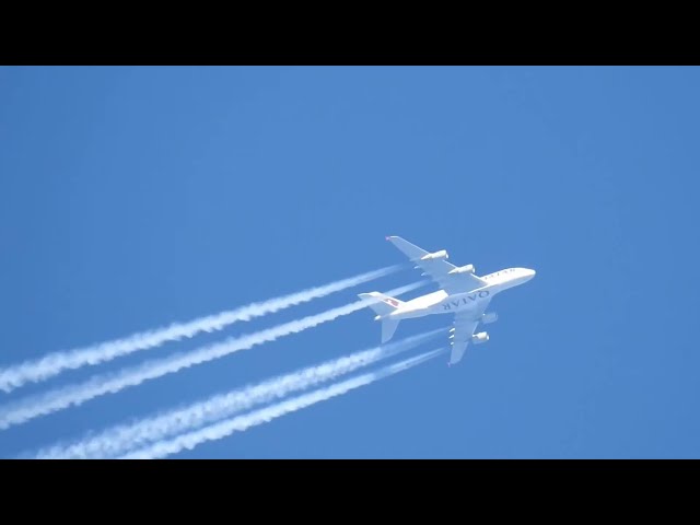 Plane Contrail Spotting Compilation Nikon Coolpix P900 Test Video