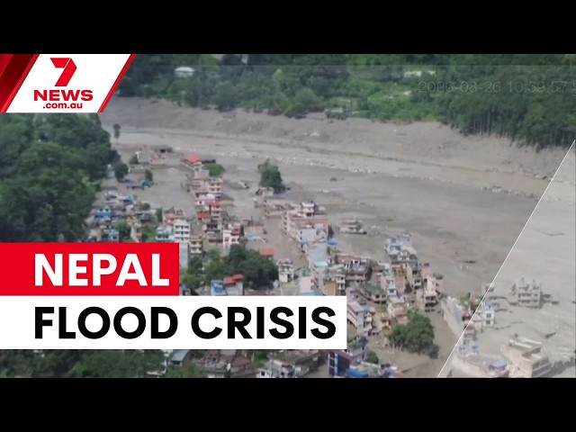 Australians missing after Nepal flash flood disaster | 7NEWS