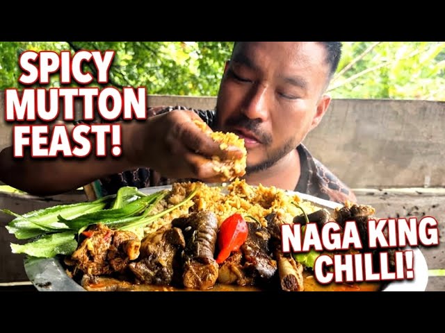 Spicy garlic mutton curry after long time // Kents vlog.