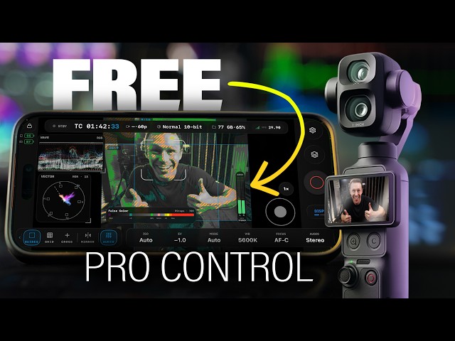 Free App Turns the DJI Osmo Pocket 4P Into a Cinema Camera
