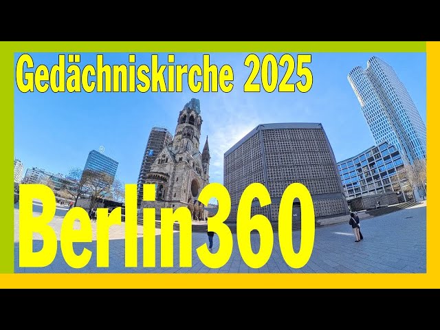 Kaiser-Wilhelm-Gedächtniskirche in Berlin am Breitscheidplatz im Stadtteil Charlottenburg