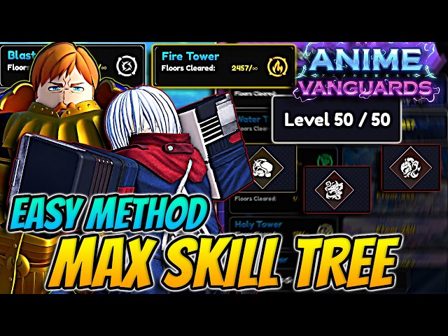 The *BEST* Method to MAX The ET Skill Tree In Anime Vanguards EASY!
