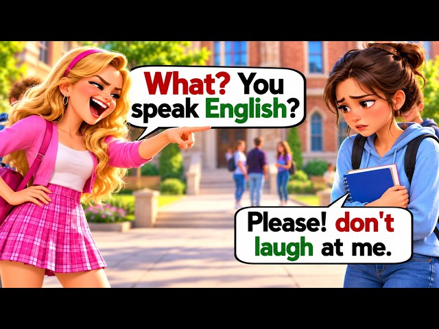 She Wants Speak English But They aughed 😄 | English Conversation Practice