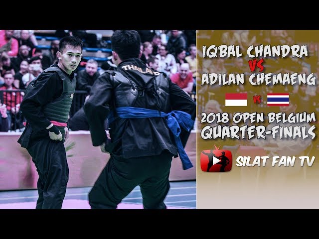 IQBAL CHANDRA VS ADILAN CHEMAENG | PENCAK SILAT 2018 OPEN BELGIUM