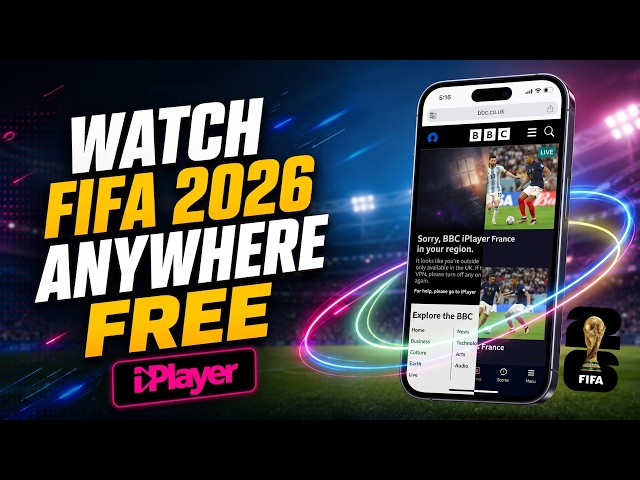 Watch FIFA World Cup 2026 Live on BBC iPlayer for FREE | No TV License