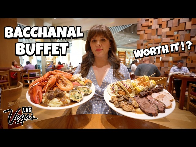 I Tried Bacchanal Buffet at Caesars Palace Las Vegas!