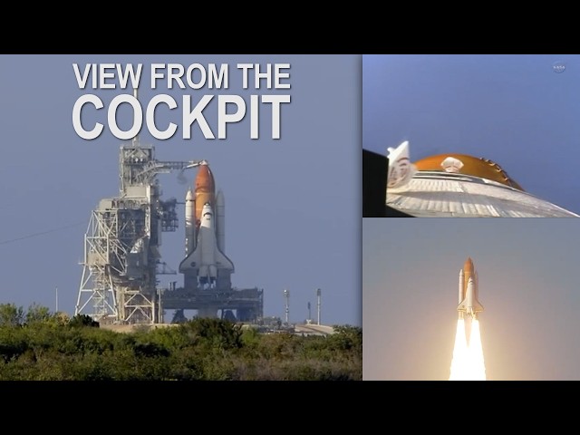 💯 View Through the Cockpit Window | STS-133 Space Shuttle Ascent from Countdown to Tank Jettison