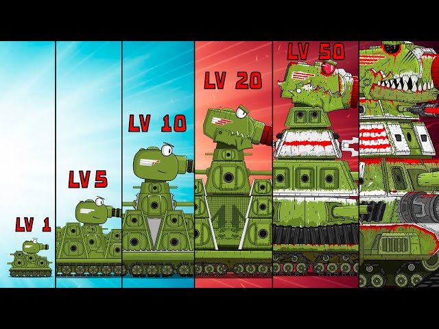 All series - KV-44 Evolution Legend + BONUS: Cartoons about tanks