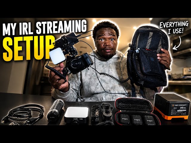 How to build a IRL Stream Kit with your Phone and Camera. (STREAMER BACKPACK) @TVUNetworks