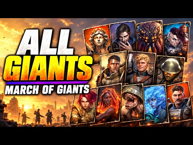 March of Giants All Characters | Every Giant, Abilities & Playstyles