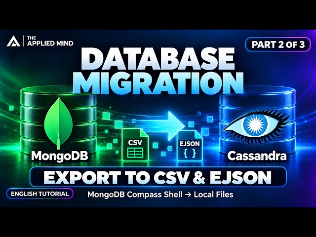 MongoDB to Cassandra Migration | Export to CSV & EJSON | Part 2