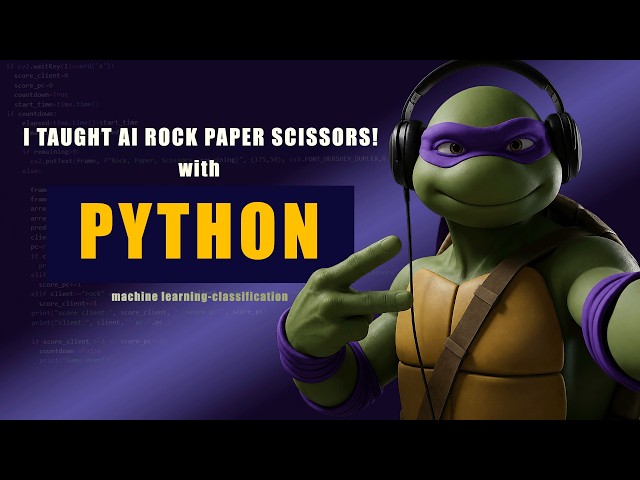Teach AI to Play Rock Paper Scissors with Python | Machine Learning