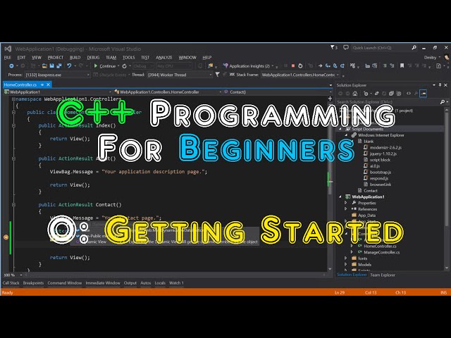 C++ Programming For Beginners - 0: Getting Started.
