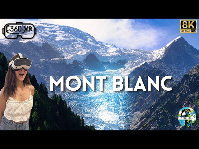 Is This the Most Beautiful Glacier on Earth? | 8K 360° VR Hike Below Mont Blanc in Chamonix, France