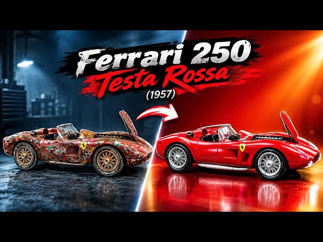 Restoring a 1957 Ferrari from a pile of scrap metal