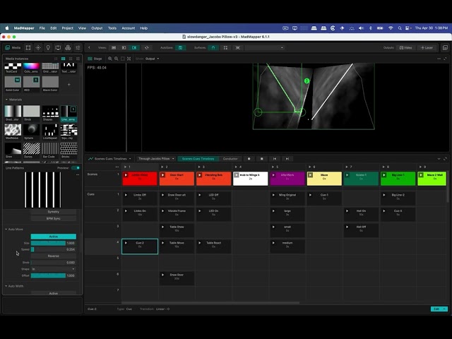 MadMapper 6.1: Using Scenes & Cues in the Timeline (Quick Breakdown)