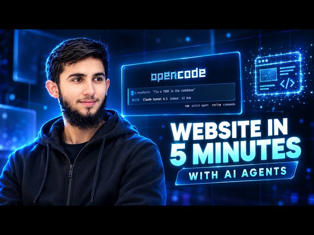 Build a Full Website in 5 Minutes Using AI Agents