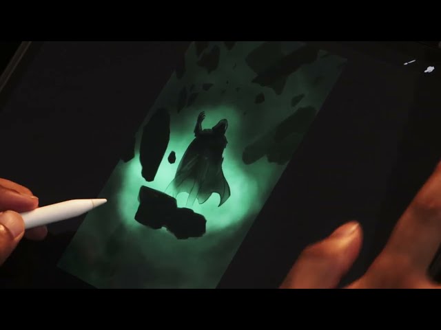 The Ultimate Dr. Doom Illustration Process (iPad Pro & Procreate)