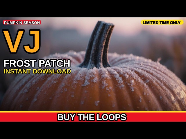 Frost On The Patch Pumpkin Season VJ Loop by Chromatomorphosis