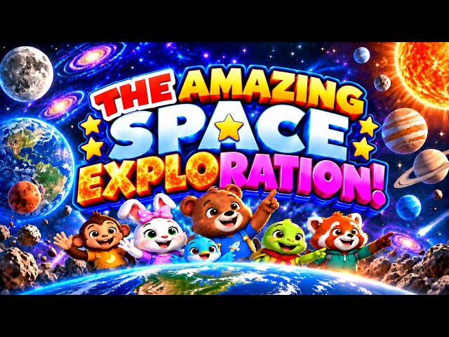 The Amazing Space Exploration! 🚀🌍 | Solar System & Planets for Kids | ShazMery5 Kids