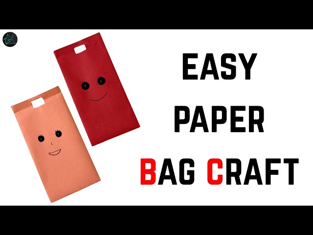 DIY Paper BAG craft |GMRVS ARTS AND CRAFTS| #bagcraft