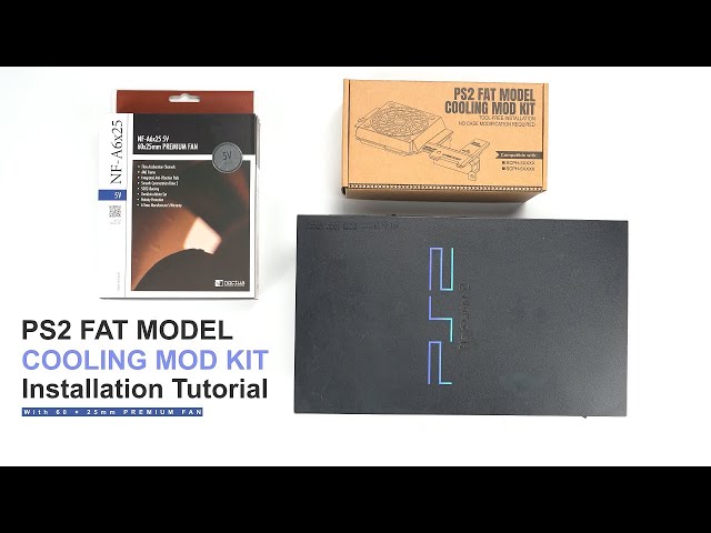 Upgrade your PS2 Fan, no soldering! | Experience whisper-quiet cooling like never before.