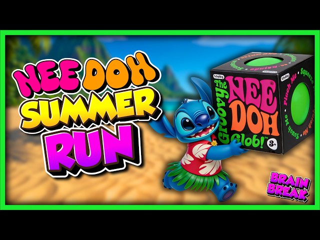 ☀️ Needoh Summer Run! Ft. Stitch ☀️ Summer Brain Break ☀️ Danny Go Noodle ☀️ Freeze Dance