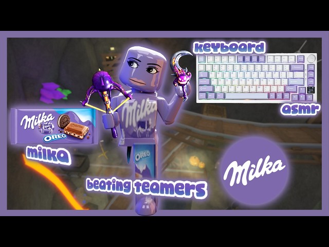 🍫BEATING TEAMERS as MILKA *Keyboard ASMR*🍫