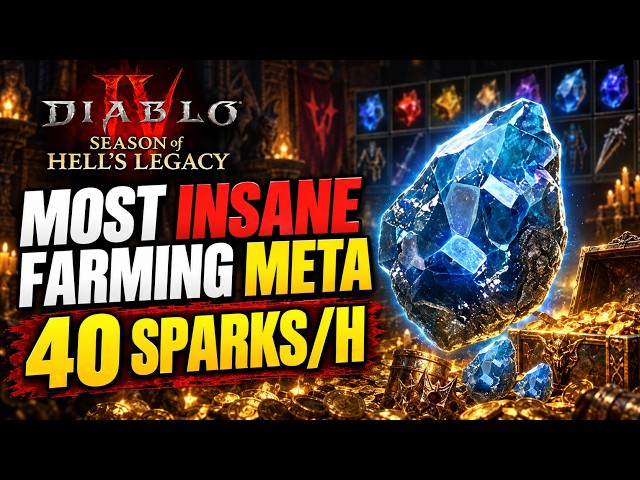 The Most INSANE Farming – Meta 40 Sparks/Hour! | Diablo 4 Season 15