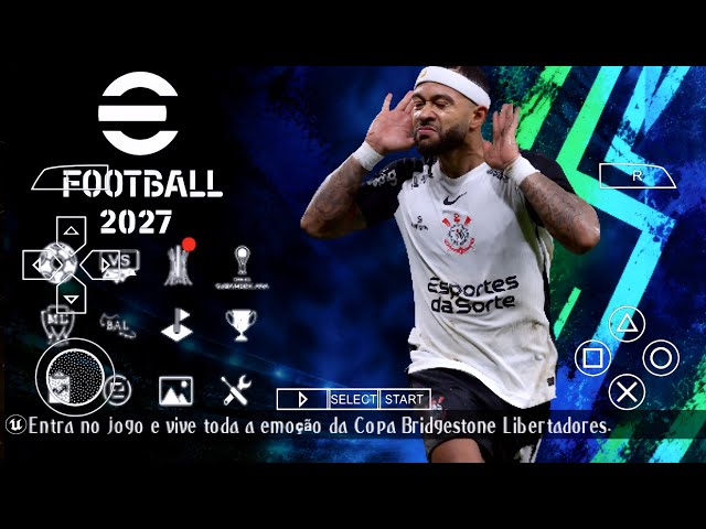 EFOOTBALL PES 2027 PPSSPP BRASILEIRÃO | PES 2027 PSP | NOVAS FACES 4K ELENCOS ATUALIZADOS + KITS 26