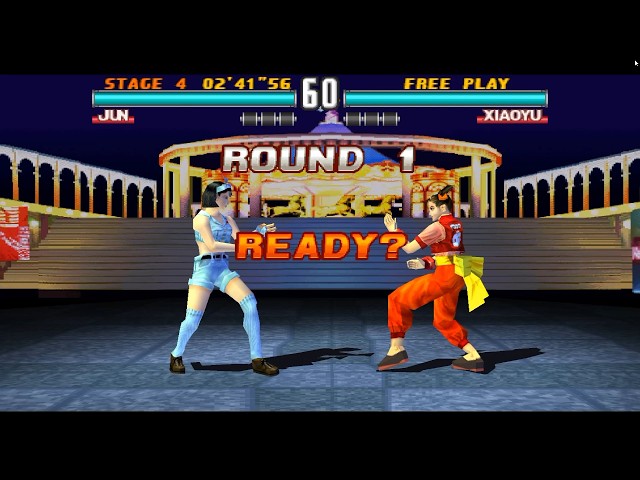 Tekken 3 Recompiled [PC]: Jun Kazama - Arcade playthrough [HARD difficulty]