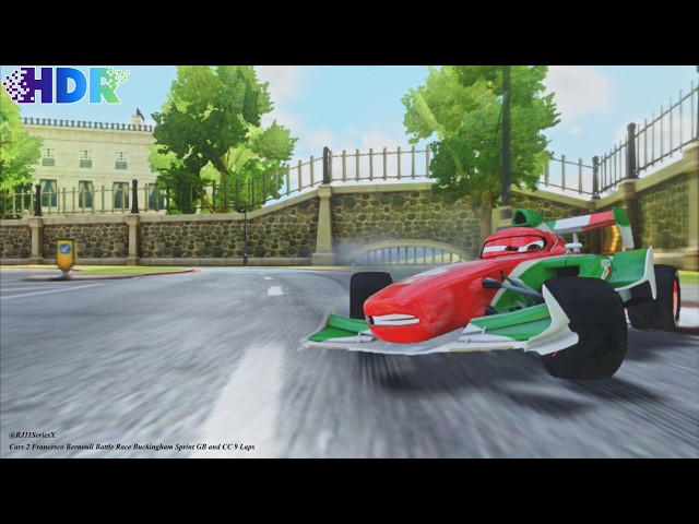 [HDR] Cars 2 Francesco Bernoulli Battle Race Buckingham Sprint GB and CC 9 Laps