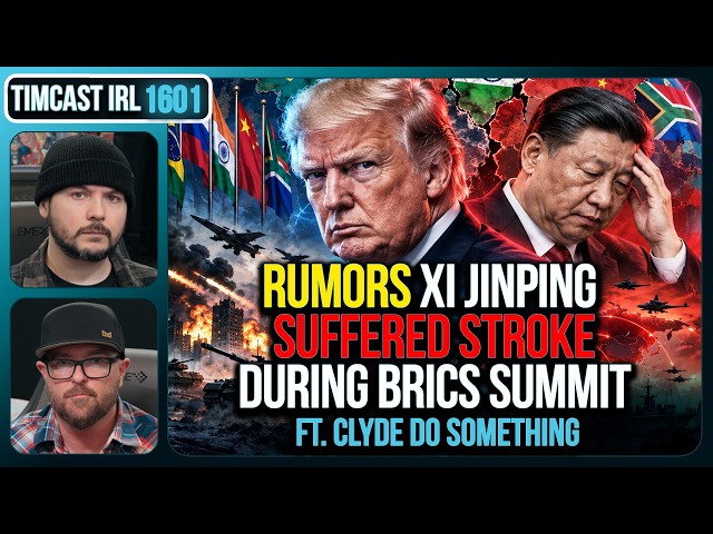 Xi Jinping SUFFERED STROKE Says Viral Rumor, Video | Timcast IRL