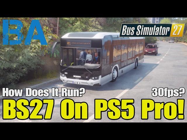 BUS SIMULATOR 27 НА PS5 PRO! — Как же хорошо она пойдет?