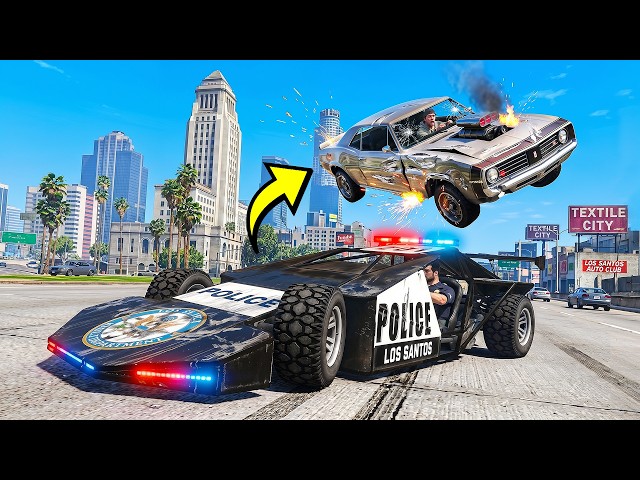 BAD COP LOVES the POLICE RAMP BUGGY in GTA 5!