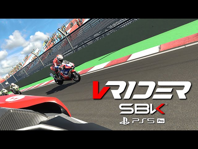 VRider SBK PS5 Pro PS VR2 HDR | First Time With Tutorial After Graphics Patch | Ep. 01