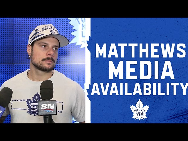 Auston Matthews | Pregame vs Buffalo Sabres | October 15, 2026