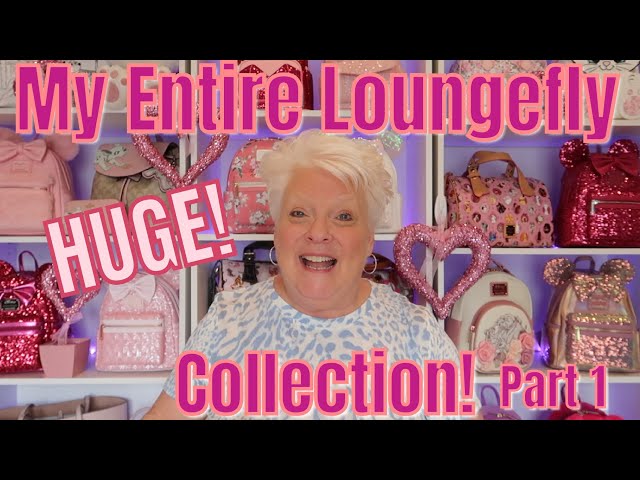MY ENTIRE HUGE LOUNGEFLY COLLECTION!  PART 1