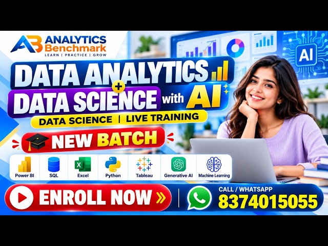 Data Analytics & Data Science with AI/ML Course in Hyderabad - |Data Analyst Training| 8374015055