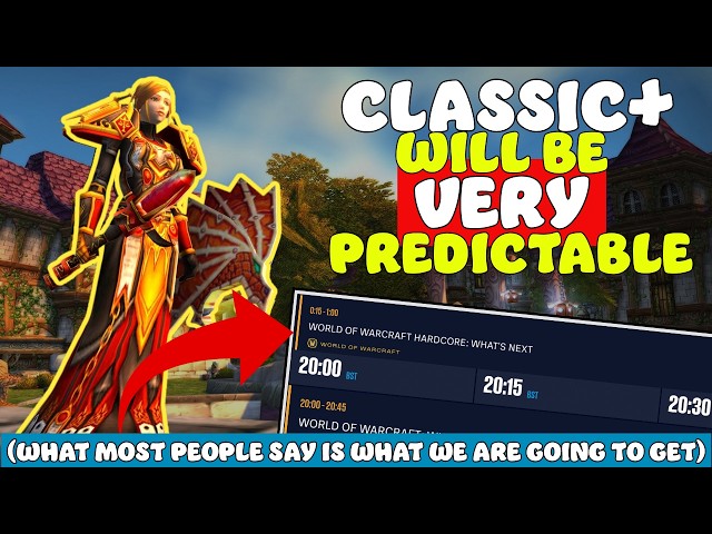 Blizzard will take NO RISKS with Classic+