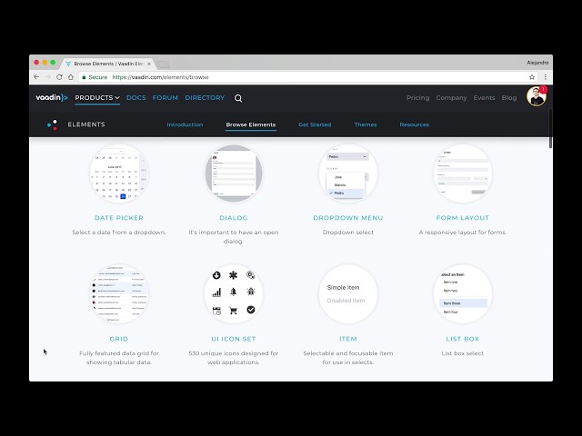 Vaadin 10: New mobile-first components