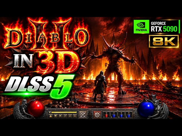Diablo 2 in 3D with DLSS 5 – RTX 5090 8K