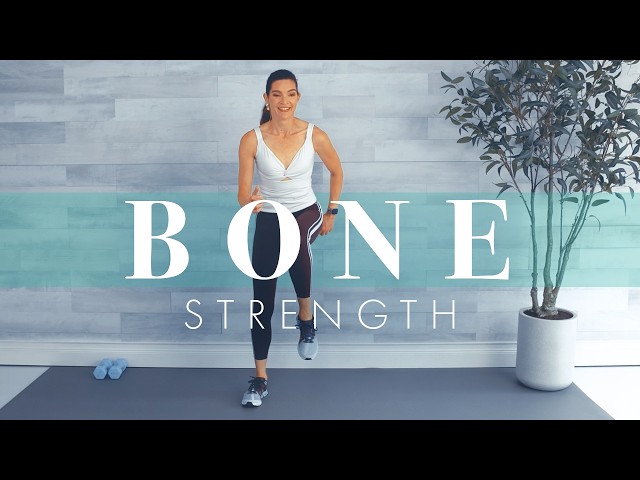 Cardio & Strength Bone Density Workout! Low & High Impact Options to the Music Beat