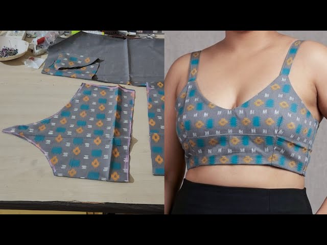 40 Chest Full Coverage Bra Cutting and Stitching | 40 Size ब्रा काटने और सिलाई